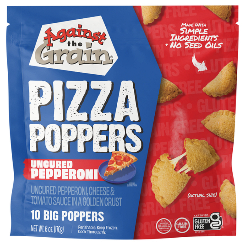 Against The Grain Pepperoni Pizza Poppers 6oz