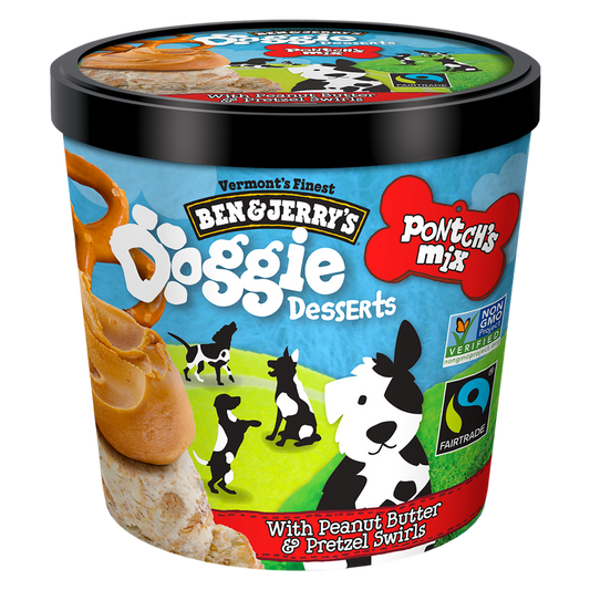Ben & Jerry's Doggie Desserts Pontch's Mix Peanut Butter & Pretzel 4oz
