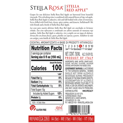 Stella Rosa Red Apple 750ml