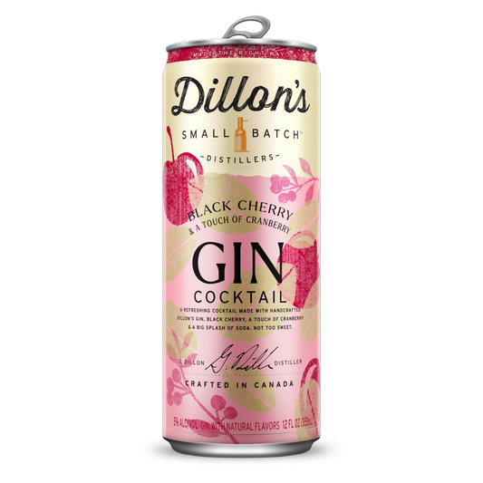 Dillon's Black Cherry and Cranberry Gin Cocktail 5% ABV
