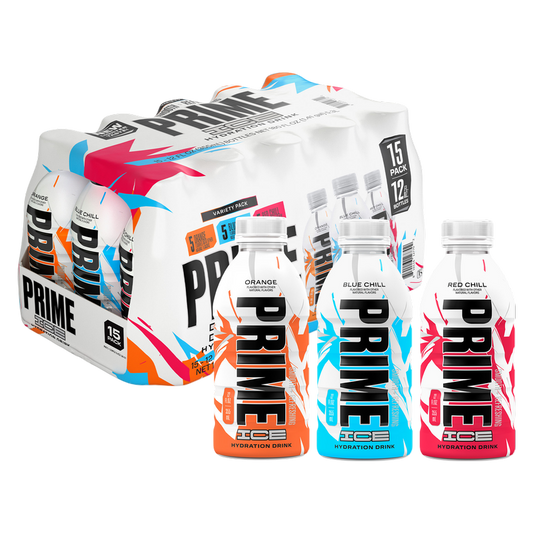 Prime Ice Hydration Chill Variety Pack 15pk 12oz Btl