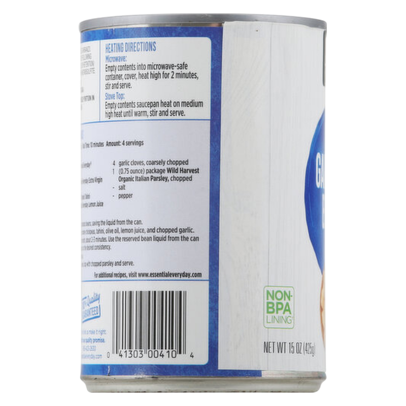 Essential Everyday Garbanzo Beans, 15oz.