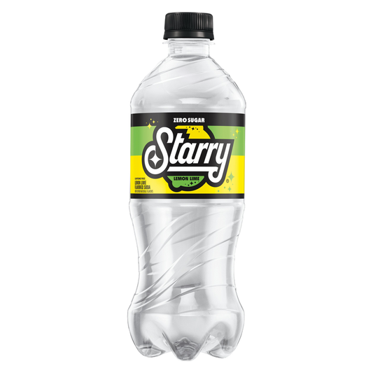 Starry Zero Sugar Lemon Lime 20oz Btl