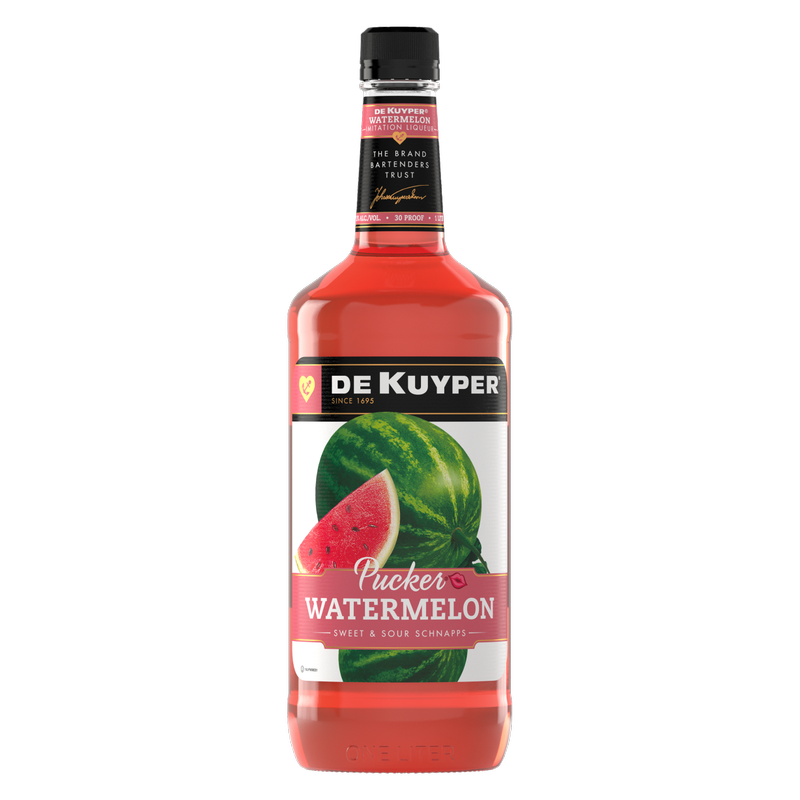 DeKuyper Pucker Watermelon Schnapps Liqueur 1 L