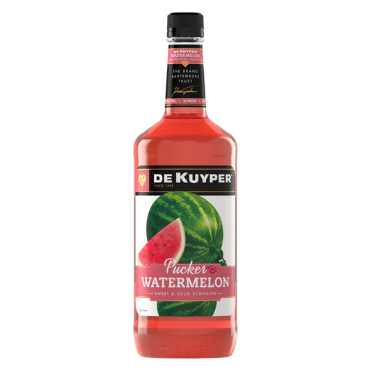 DeKuyper Pucker Watermelon Schnapps Liqueur 1 L