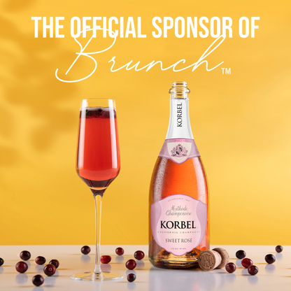 Korbel Sweet Rose California Champagne 750ml