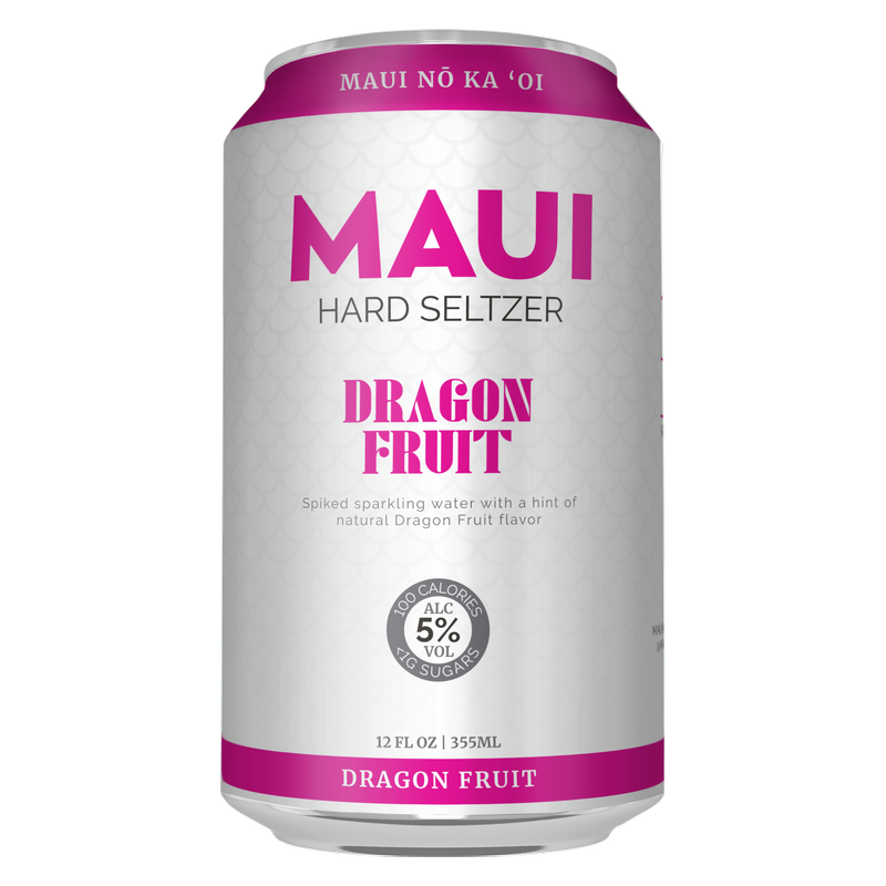 Maui Brewing Hard Seltzer Dragon Fruit 6pk 12oz Can