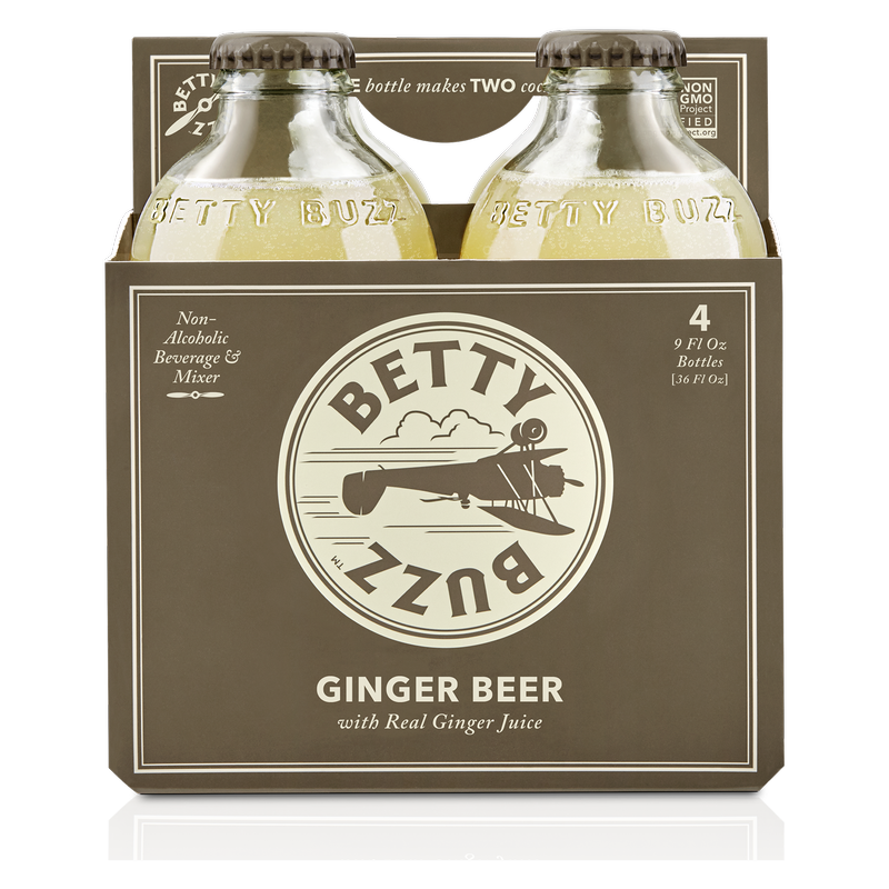 Betty Buzz Ginger Beer 4pk 9oz 4pk Btl