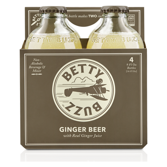 Betty Buzz Ginger Beer 4pk 9oz 4pk Btl