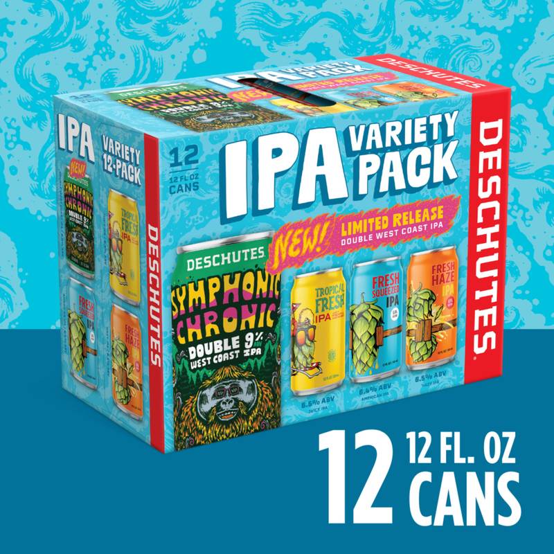 Deschutes Fresh Pack Variety 12pk 12oz Can