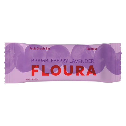 Floura Brambleberry Lavender Fruit Crush Fiber Bar, 1.8oz