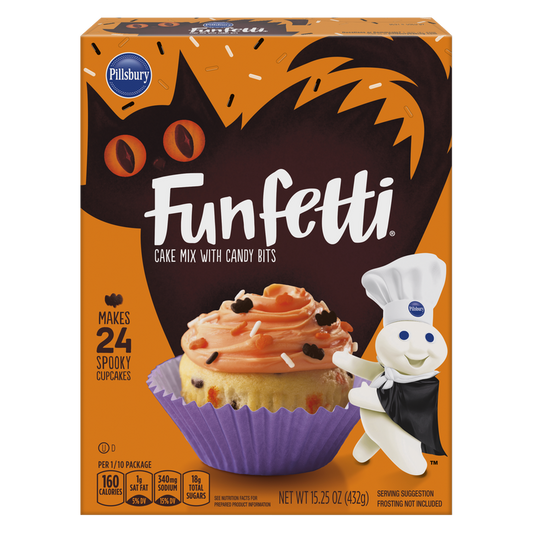 Pillsbury Funfetti Halloween Cake and Cupcake Mix 15.25oz