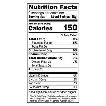 Tostitos Black Bean & Garlic Tortilla Chips 9oz