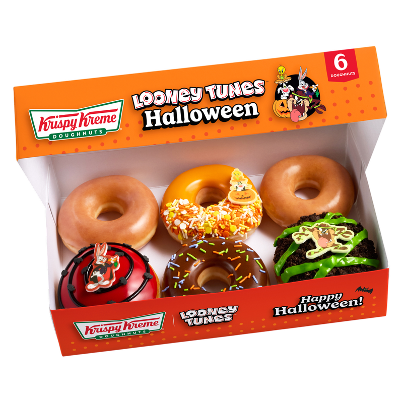 Krispy Kreme Looney Tunes Halloween Collection Doughnuts - 6ct