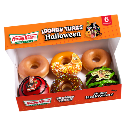 Krispy Kreme Looney Tunes Halloween Collection Doughnuts - 6ct
