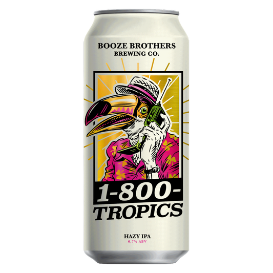 Booze Brothers Brewing 1-800-Tropics Unfiltered IPA 4pk 16oz Can