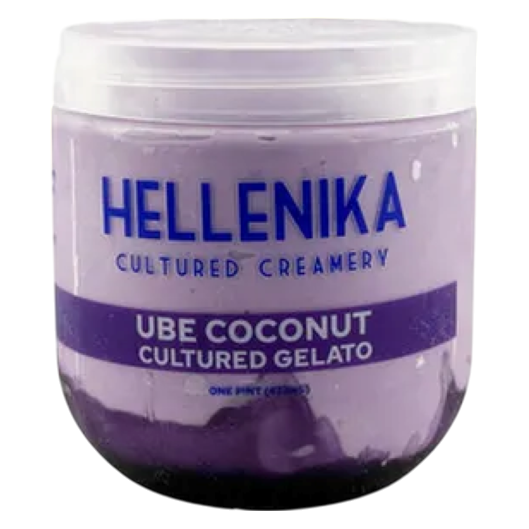 Hellenika Ube Coconut Cultured Gelato, 16 oz