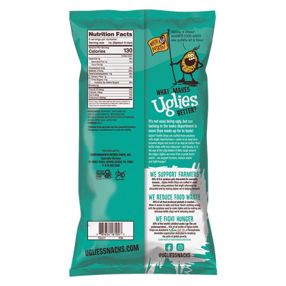 Uglies Salt & Vinegar Kettle Cooked Potato Chips 6oz
