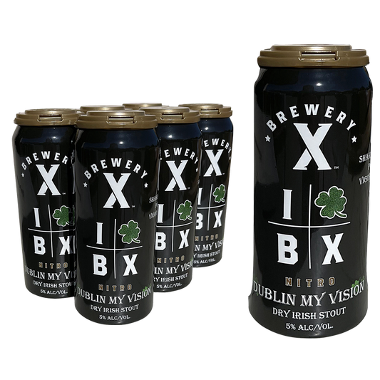 Brewery X Dublin My Vision Nitro Dry Irish Stout 6pk 16oz Cans