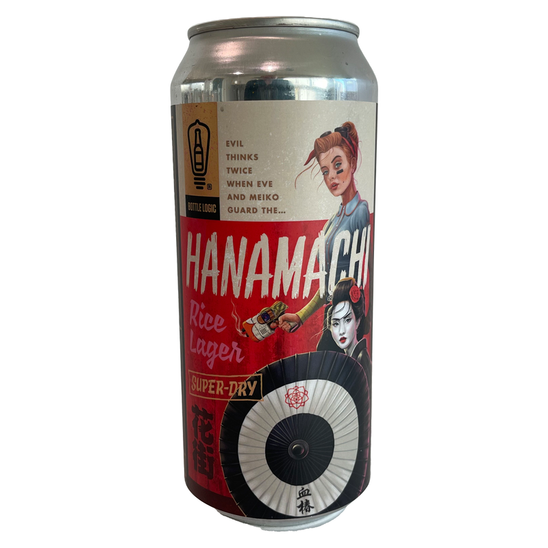 Bottle Logic Brewing Hanamachi Rice Lager 4pk 16oz Can