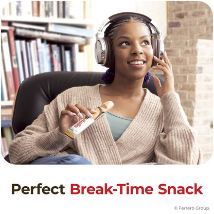 Nutella B-ready, 2 Snack Bars, Hazelnut Spread with Cocoa, Individually Wrapped, Snack Bar Pack