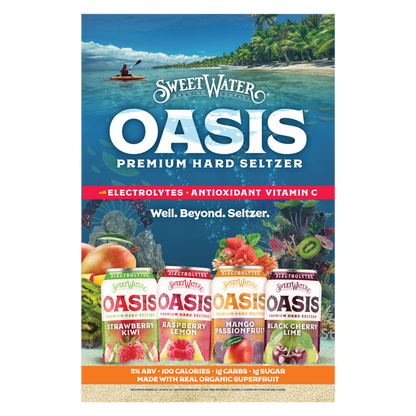SweetWater Oasis Premium Hard Seltzer Variety Pack 12pk 12oz Can 5.0% ABV