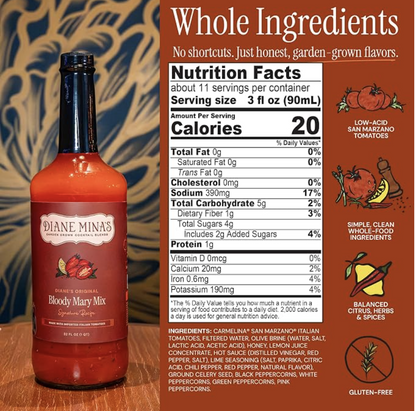 Diane's Original Bloody Mary Mix 32oz Btl