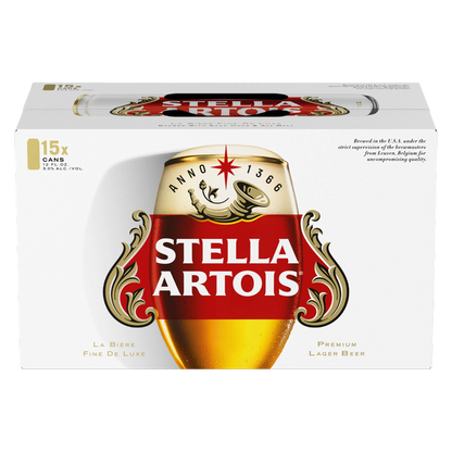 Stella Artois 15pk 12oz Can