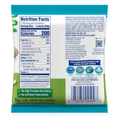 Entenmann's Little Bites Soft Baked Mini Party Cake Cookies 4ct