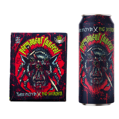 Three Floyds Brewing Permanent Funeral DIPA 4pk 16oz Can 10.5% ABV