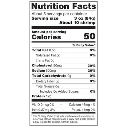 Sea Best Cooked / Peeled Shrimp (Frozen, 51-60ct) - 10oz