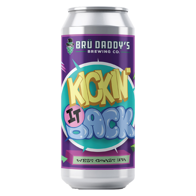 Bru Daddy's Kickin Back IPA 4pk 16oz Can 7.5% ABV