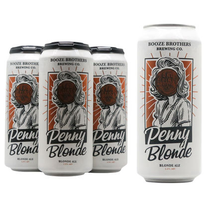 Booze Brothers Penny Blonde Ale 4pk 16oz Can