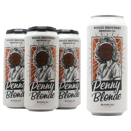 Booze Brothers Penny Blonde Ale 4pk 16oz Can