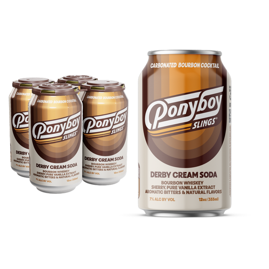 Ponyboy Slings Derby Cream Soda Cocktail 4pk 12oz Cans 7% ABV