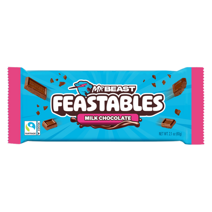 Feastables MrBeast Milk Chocolate Bar, 2.1 oz
