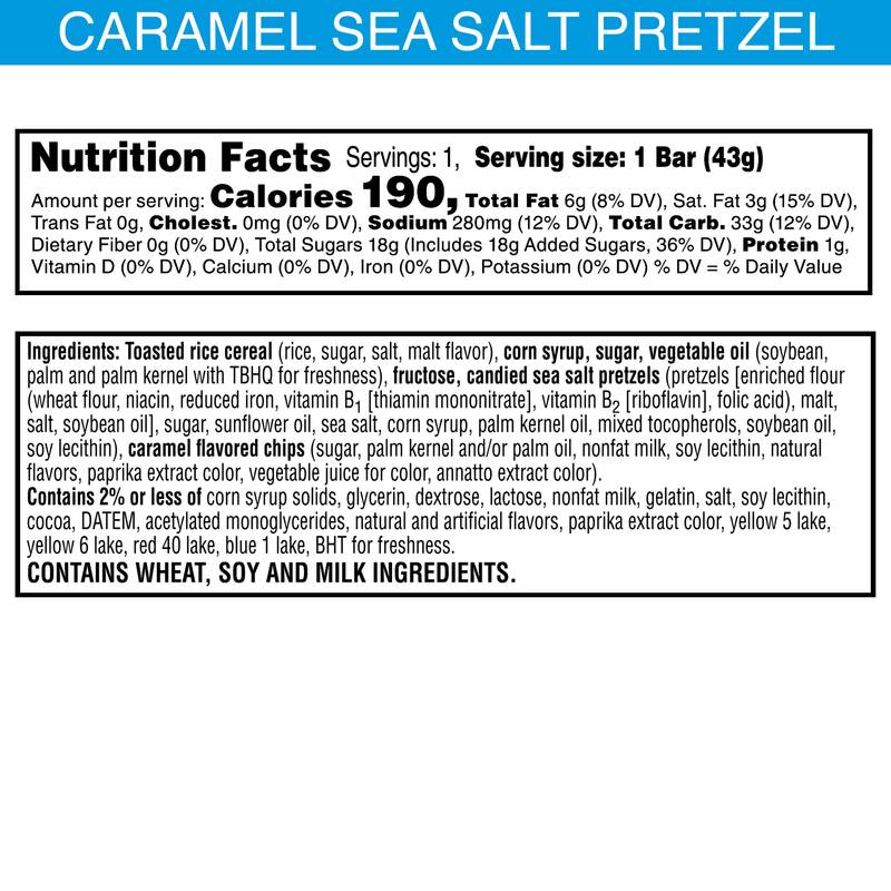 Rice Krispies Treats Bliss Caramel Sea Salt Pretzel, 1.5 oz