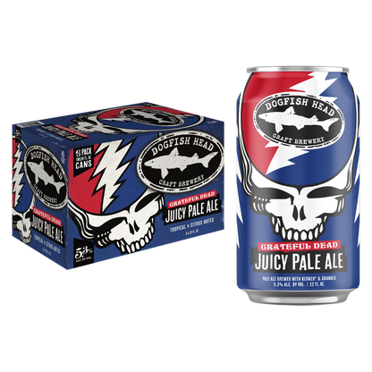 Dogfish Head Grateful Dead Juicy Pale Ale 6pk 12oz Can 5.3% ABV