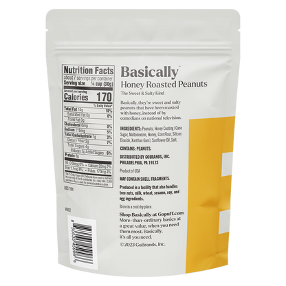 Basically Honey Roasted Peanuts 7oz