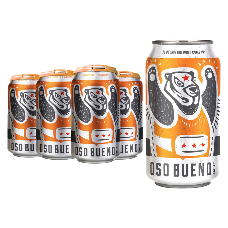 11 Below Brewing Oso Bueno 6pk 12oz Can 5.3% ABV