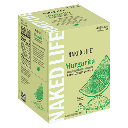 Naked Life Non-Alcoholic Margarita 4pk 8.4oz Can