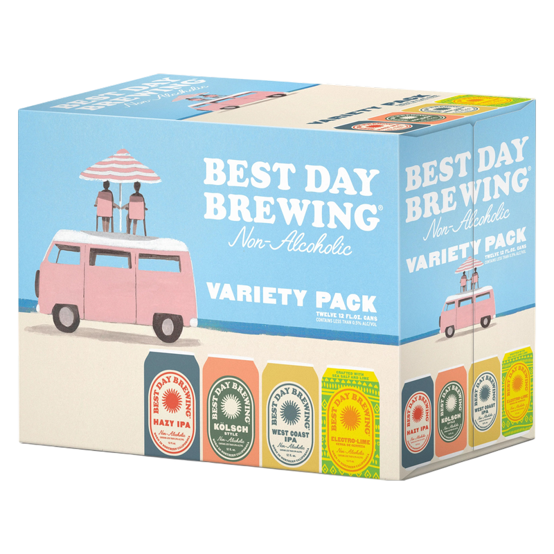 Best Day Variety Non-Alcoholic 12pk 12oz Can 0.0% ABV