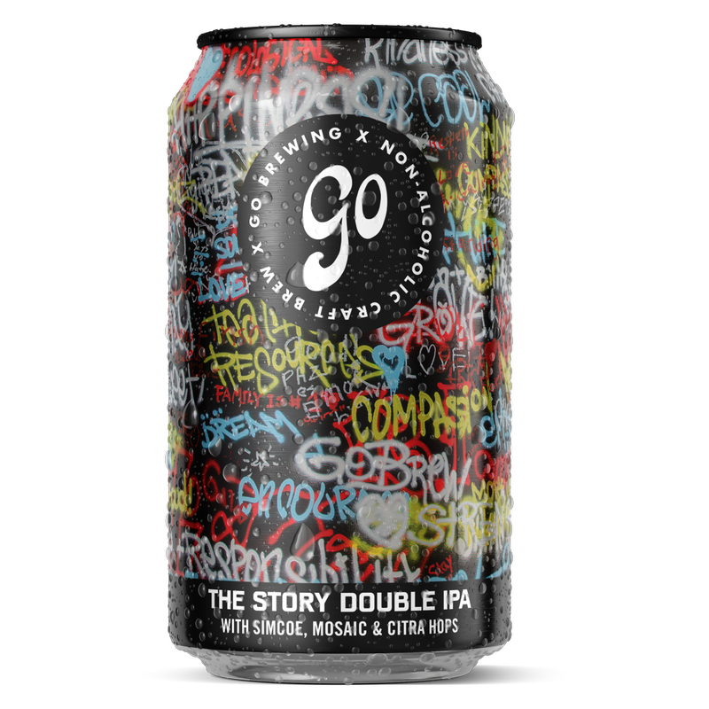 Go Brewing The Story Double IPA 6pk 12oz Can 0.5% ABV