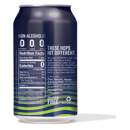 HOPWTR 2x Hopped 6pk 12oz Can