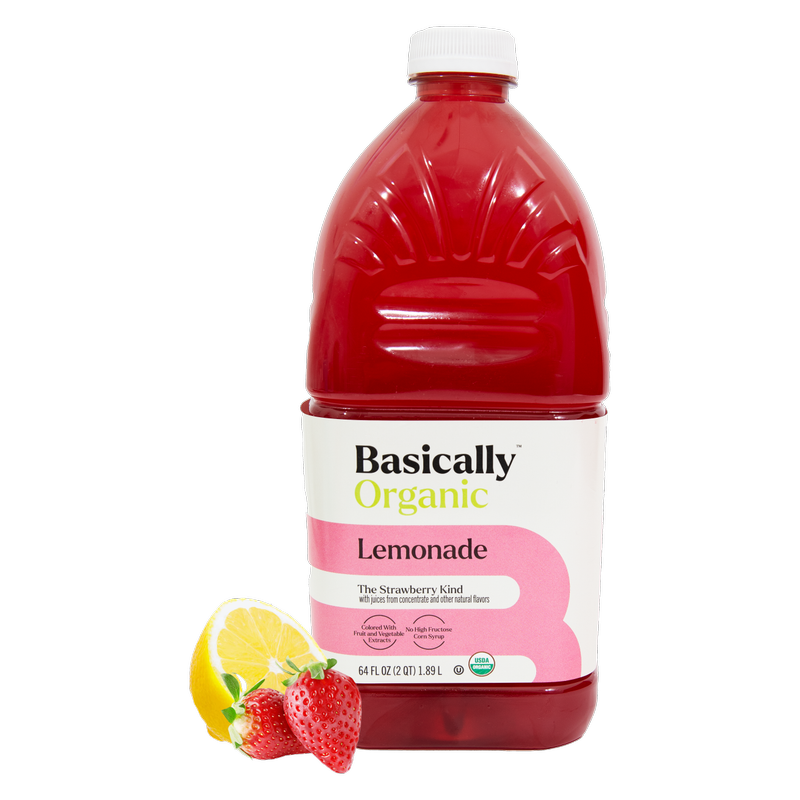 Basically Organic Strawberry Lemonade 64oz