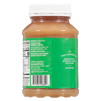 Wild Harvest Organic Unsweetened Apple Sauce, 23oz.
