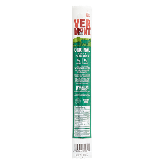 Vermont Smoke & Cure Original Cracked Pepper Beef & Pork Stick 1oz