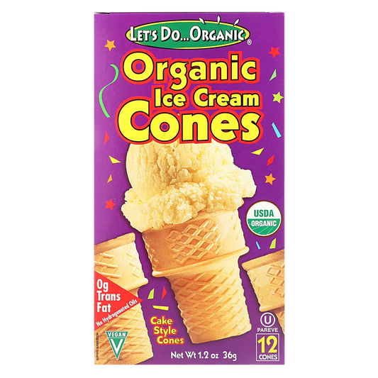 Lets Do Organic Ice Cream Cones 12ct