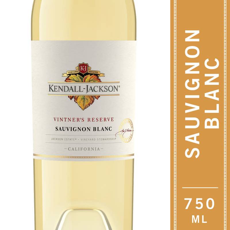 Kendall-Jackson Vintner's Reserve California Sauvignon Blanc White Wine, 750ml
