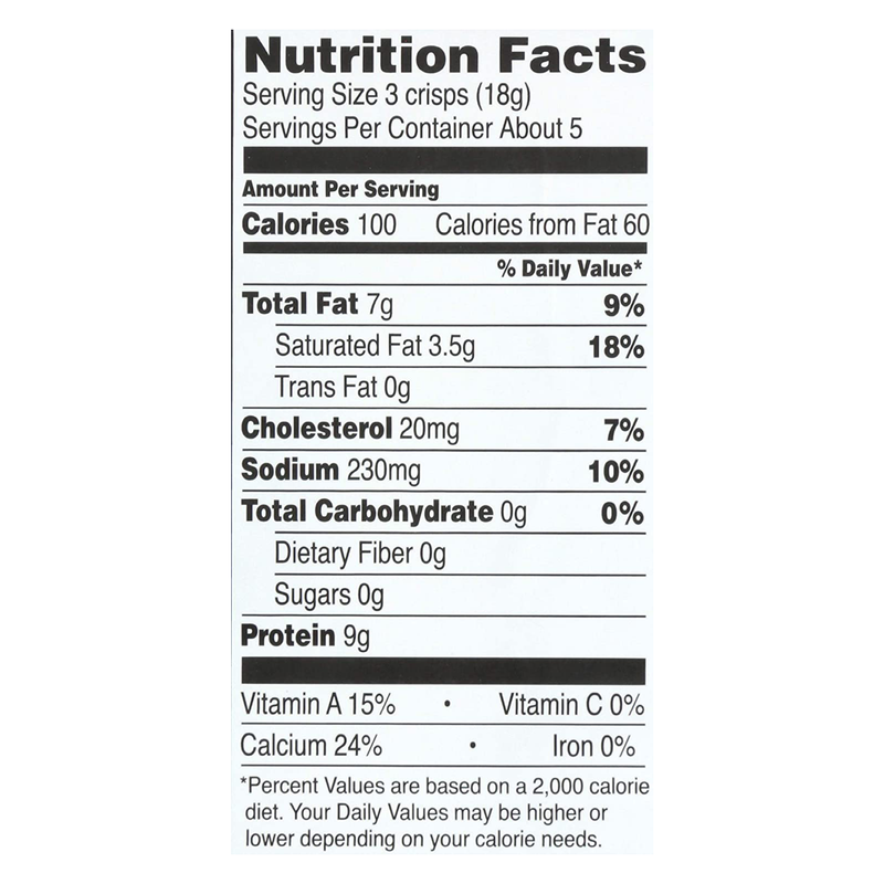 Kitchen Table Bakers Aged Parmesan Crisps 3oz